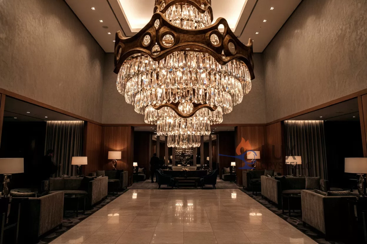 brass and crystal chandelier.jpg