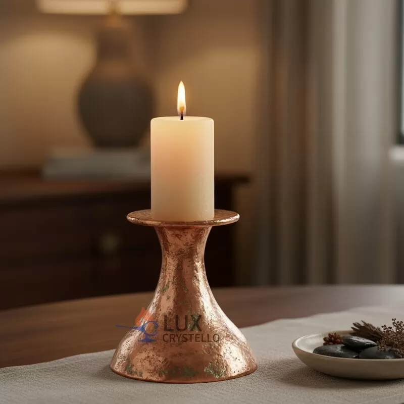 lost wax copper candlestick.jpg