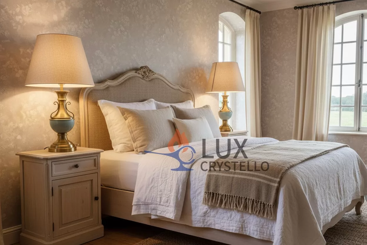 french country lamps set of 2 blue.jpg